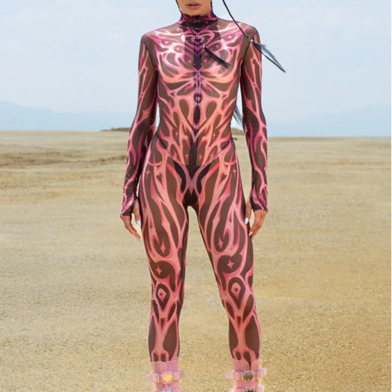 Mystic Tattoo Sheer Bodysuit