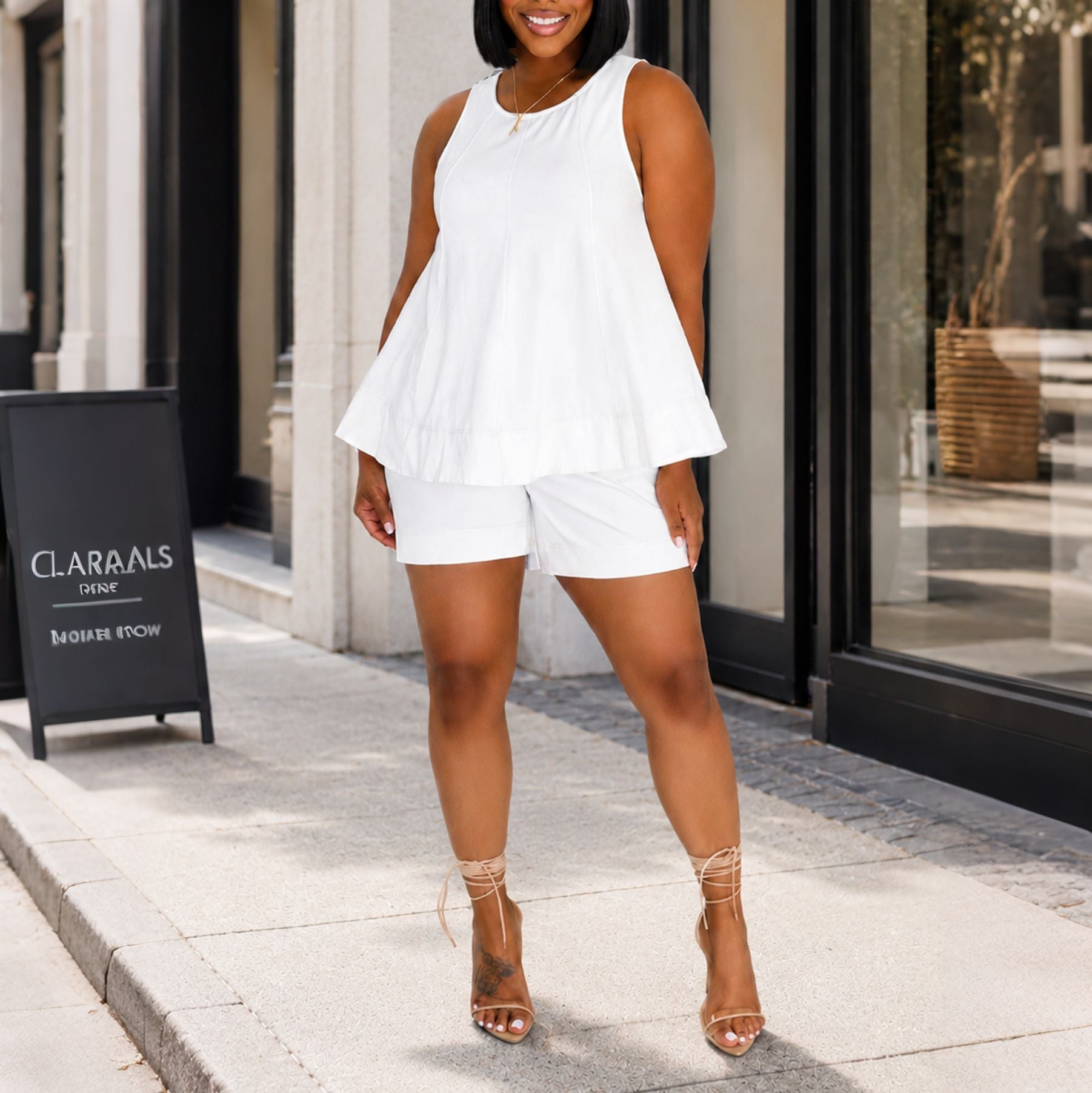 LunaEase™ Minimalist A-Line Two Piece Set