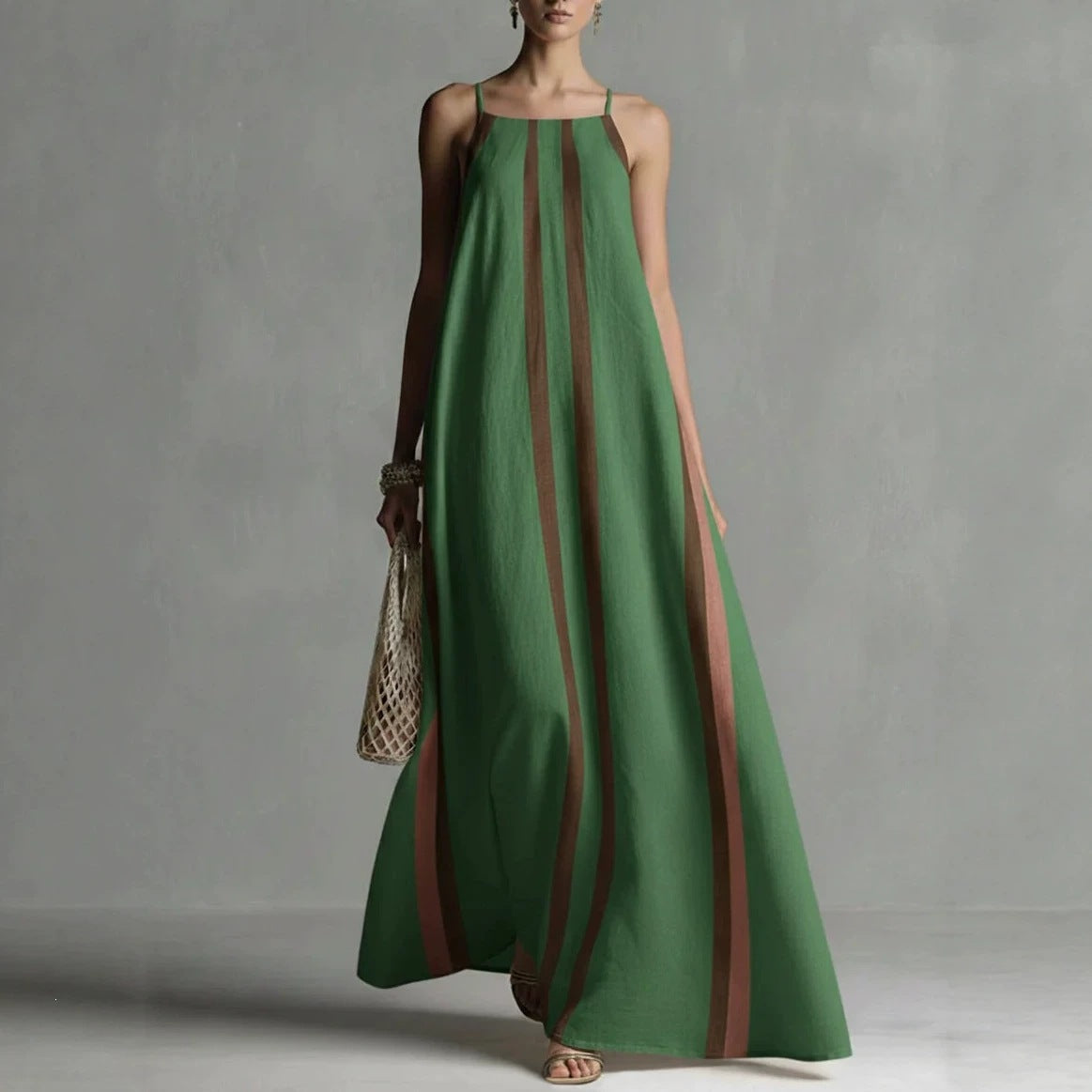LunaMuse™ Elegant Satin Maxi Dress