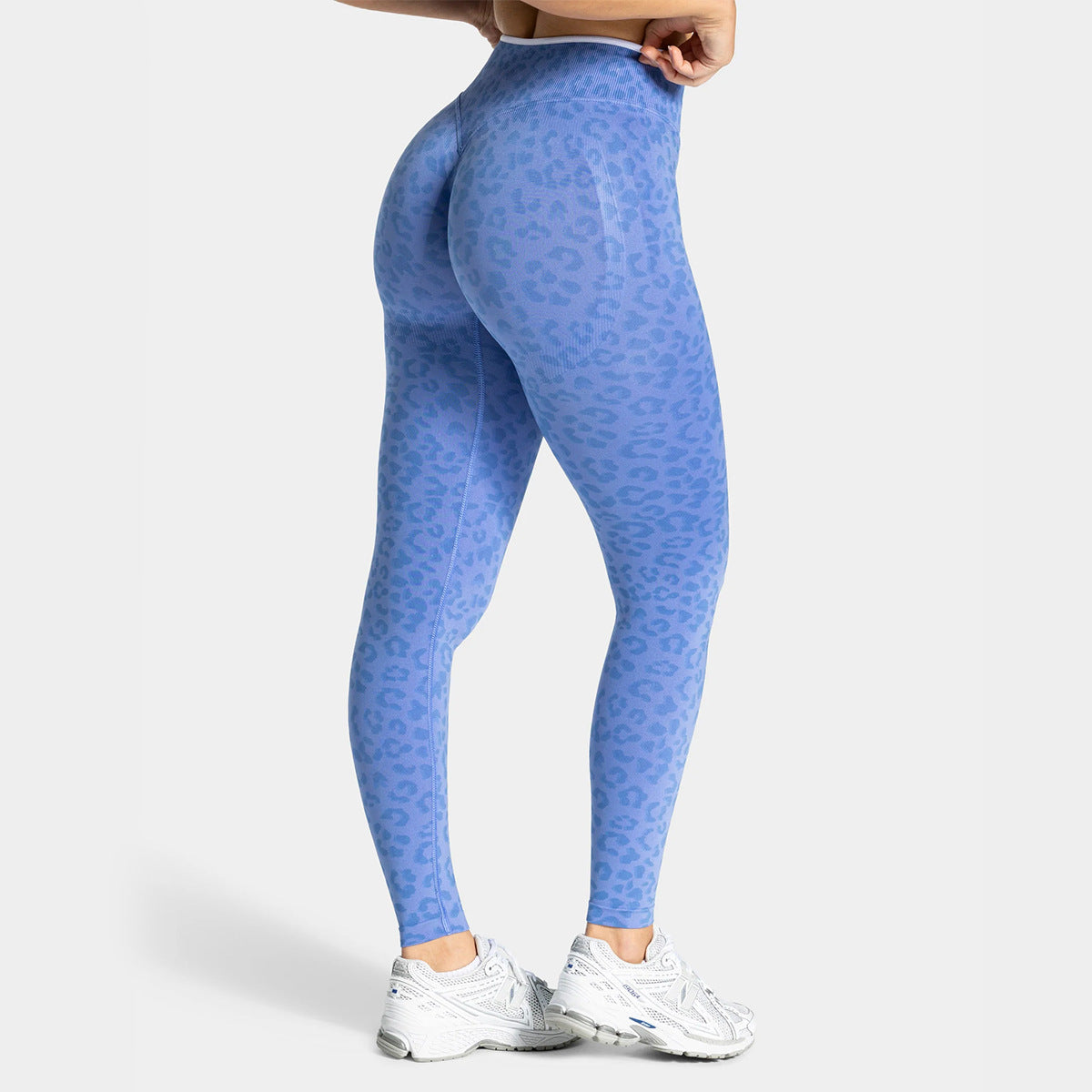 A-Ning leopard-print yoga pants