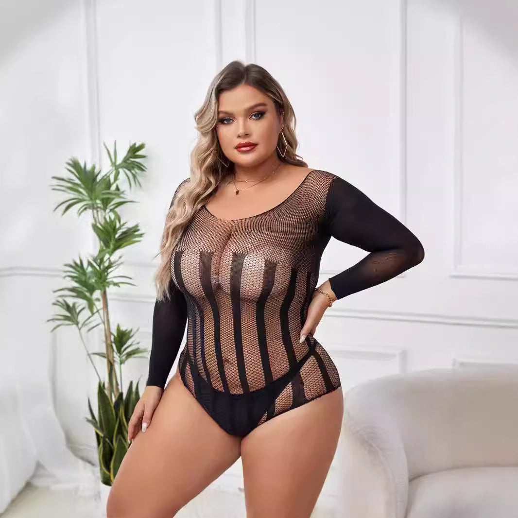 Iris plus size stockings 02