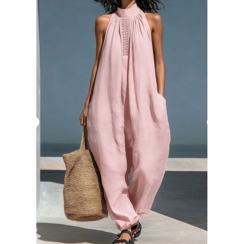 LunaFlow™ Relaxed Wide-Leg Jumpsuit
