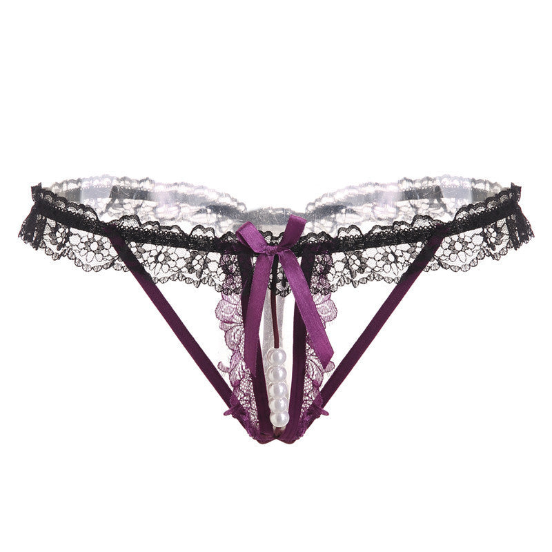 Pearl Massage Temptation Lace Thong