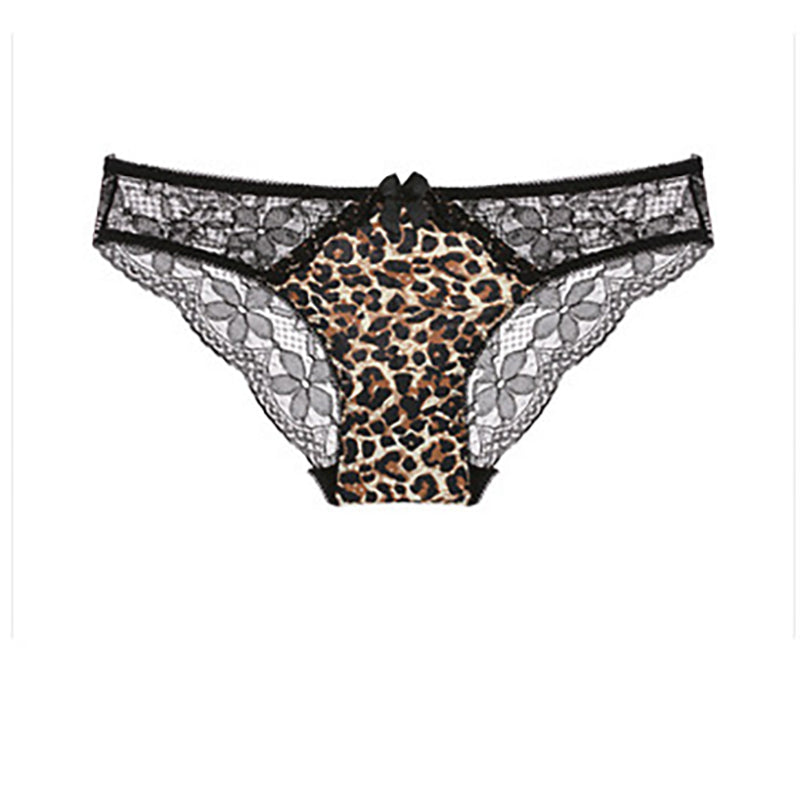 Solid color transparent low waist briefs