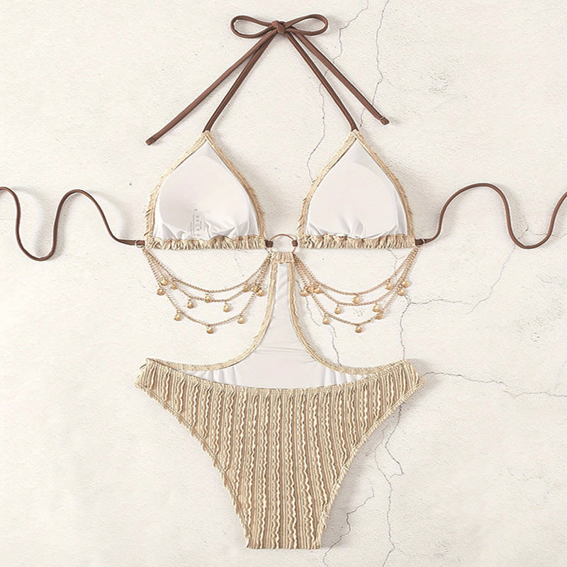 Sexy lace-up bikini