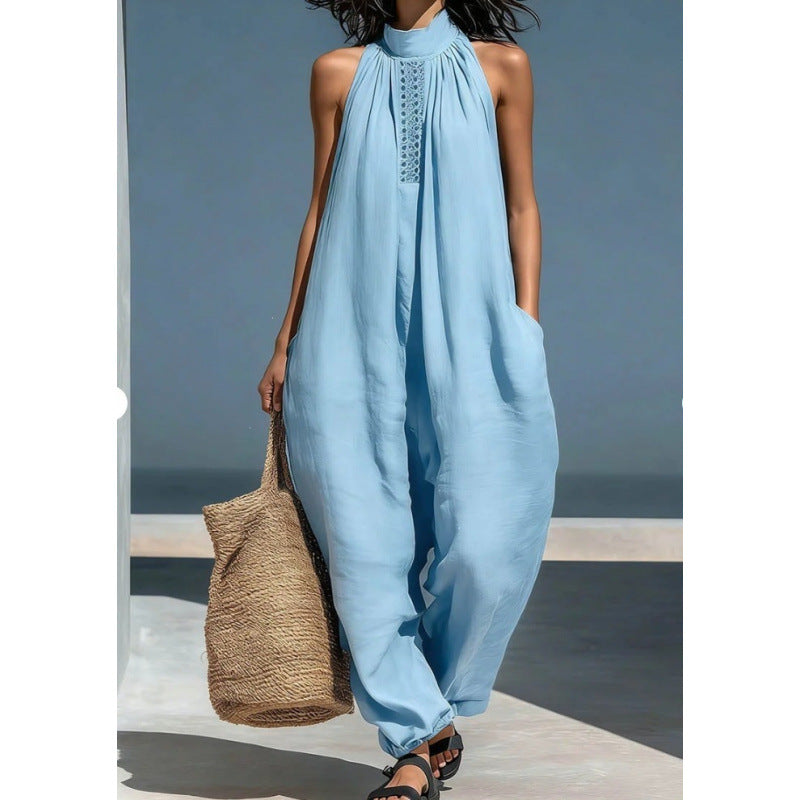 LunaFlow™ Relaxed Wide-Leg Jumpsuit