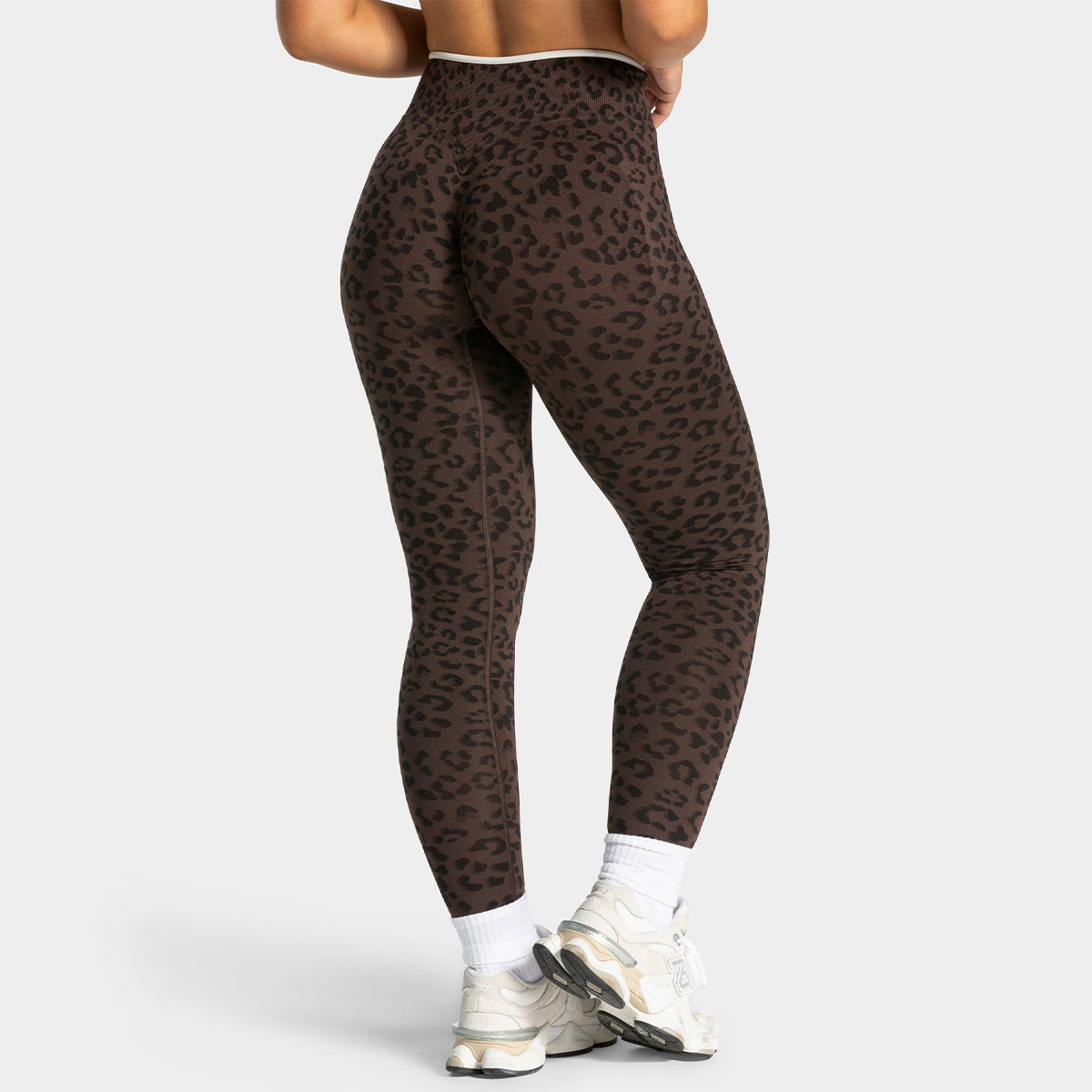 A-Ning leopard-print yoga pants