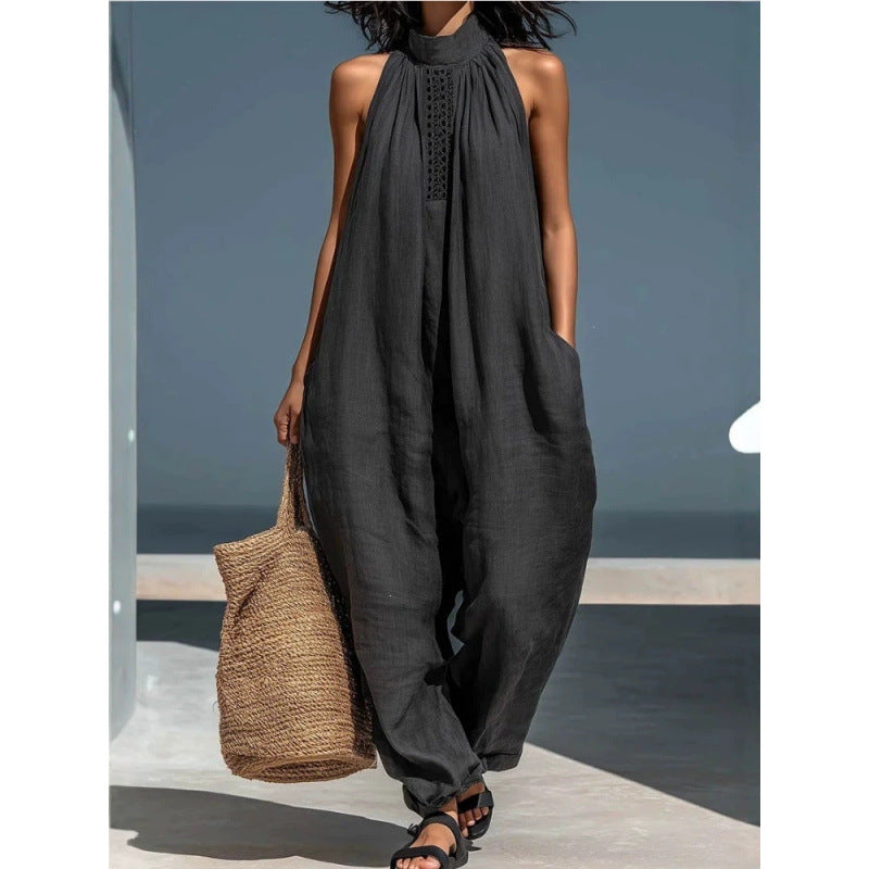 LunaFlow™ Relaxed Wide-Leg Jumpsuit