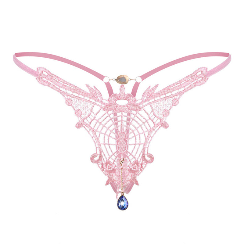 Sexy Diamond Spider Web Thong