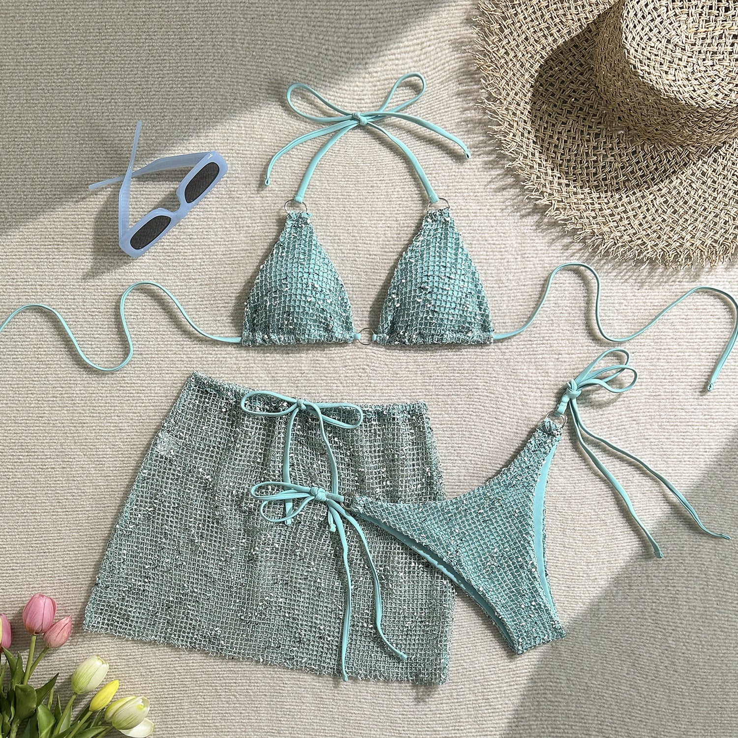 Sparkle Beaded Bikini