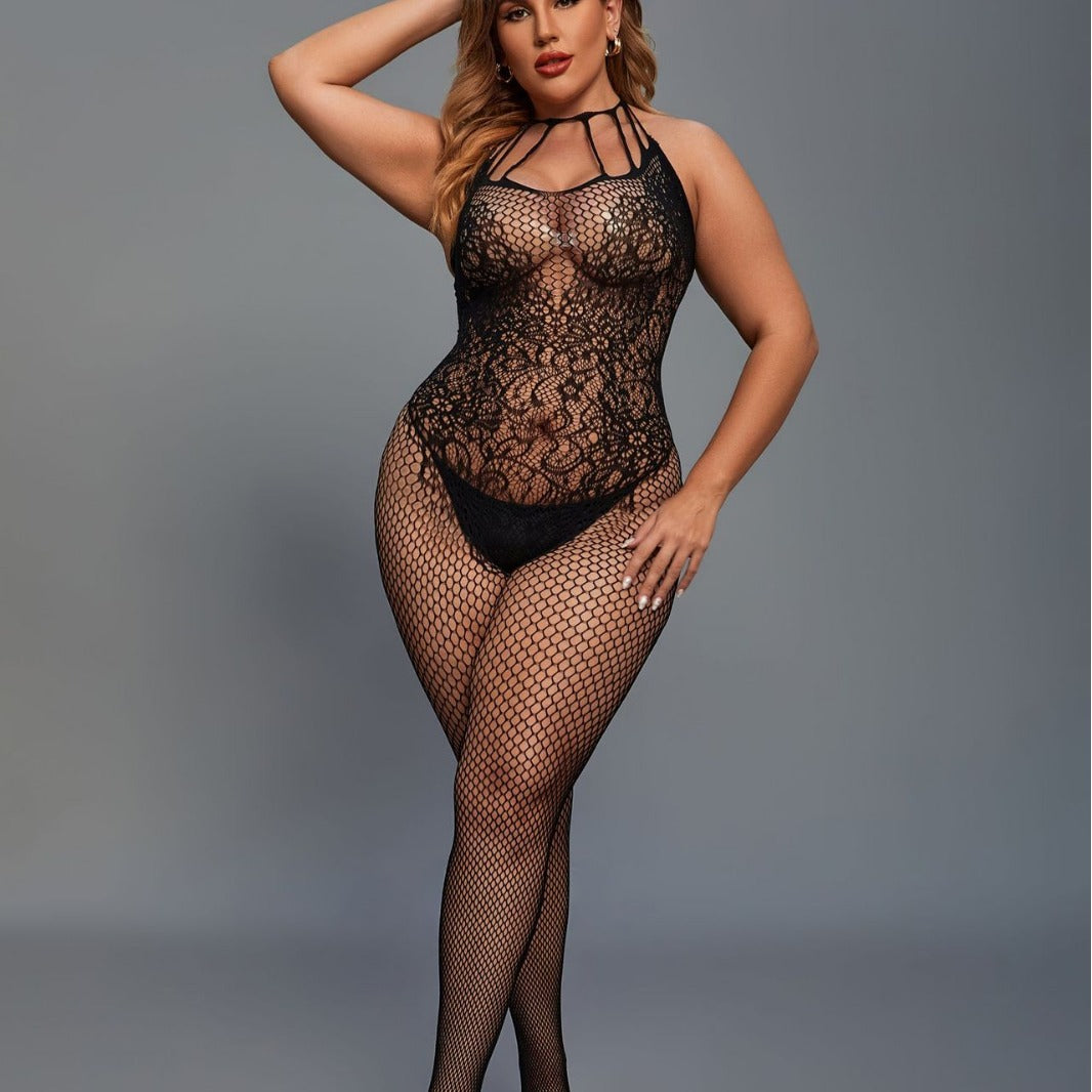 Iris plus size stockings 01