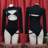 Hot Girls Suspender Bodysuit Two-piece Set