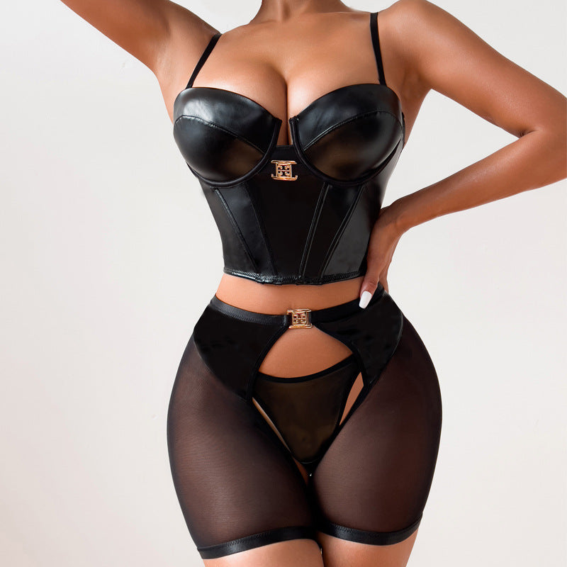Body shaping camisole underwear three piece set