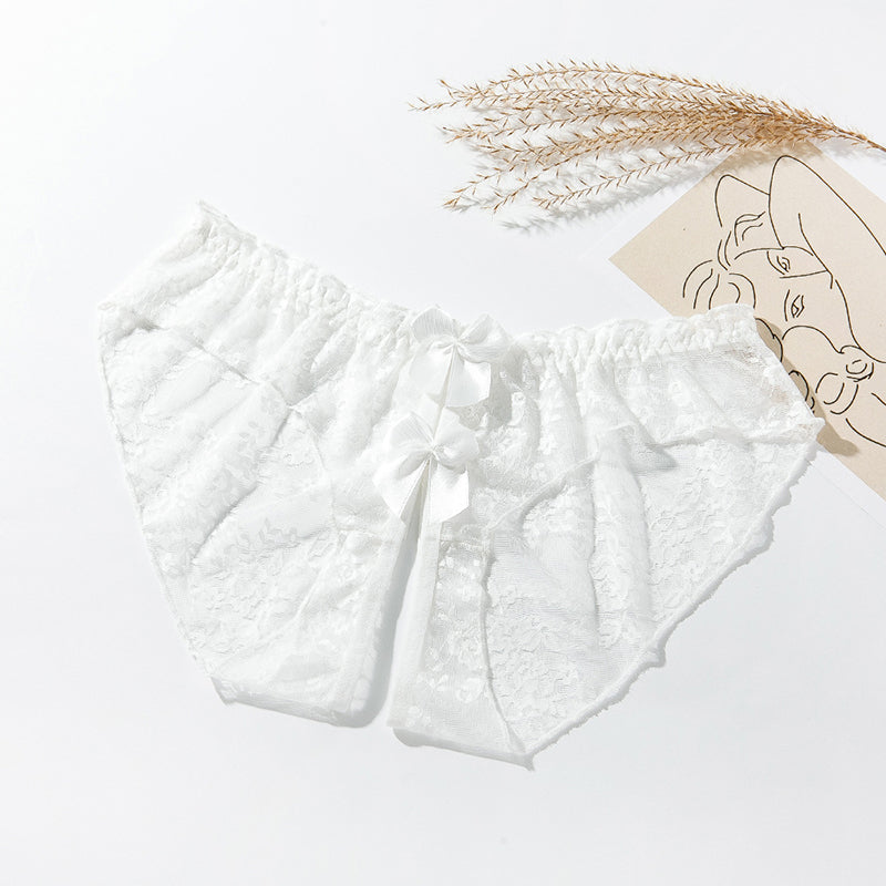 Pure desire see-through lace temptation briefs