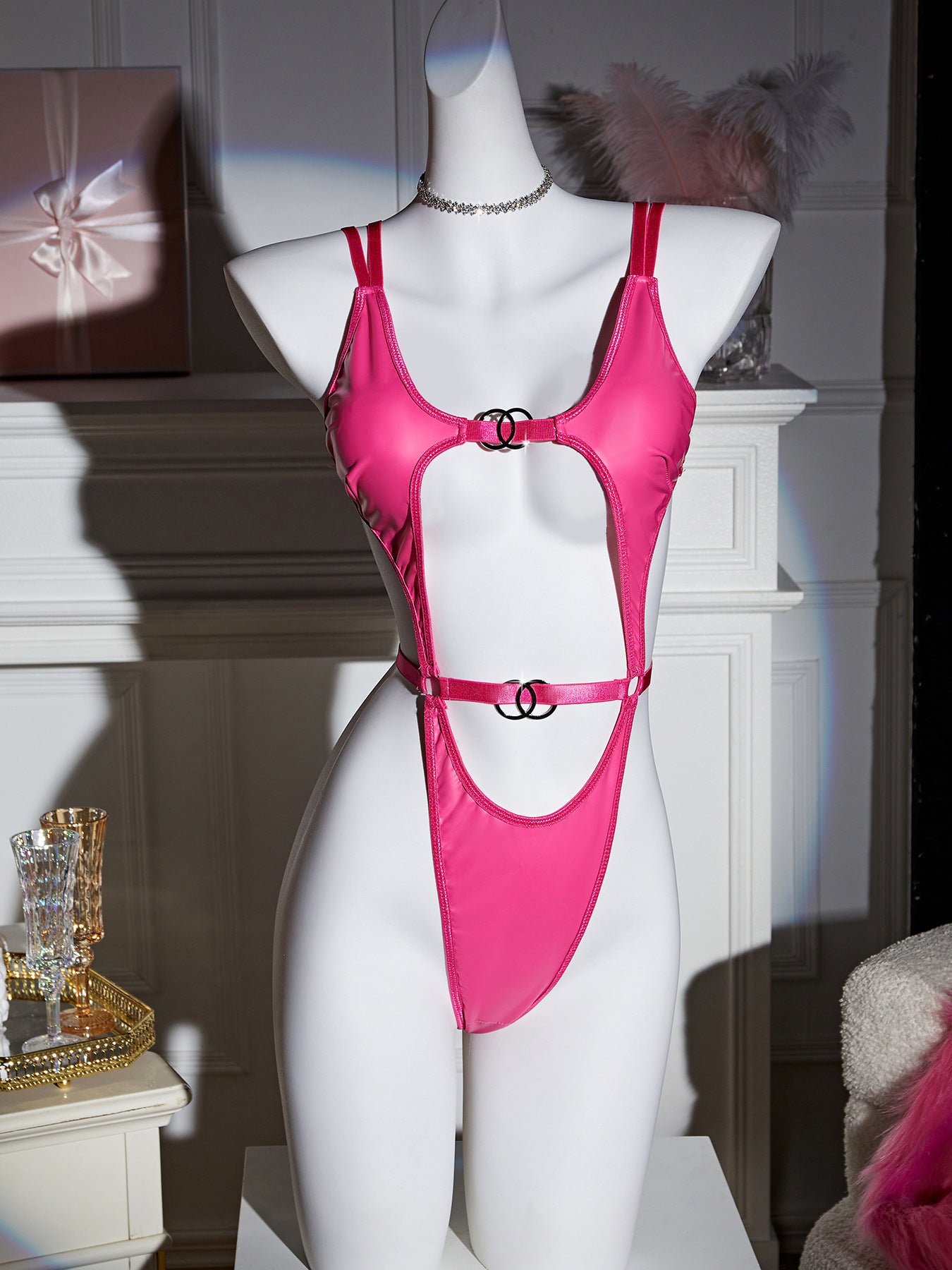 Simple hollow sexy lingerie
