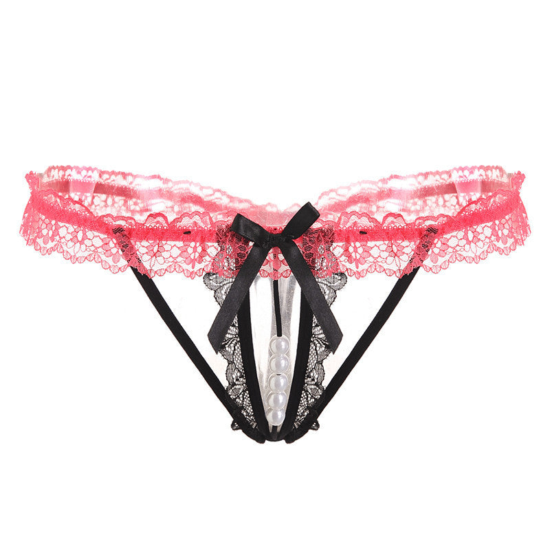 Pearl Massage Temptation Lace Thong