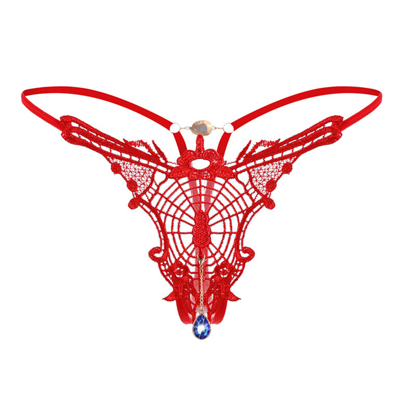 Sexy Diamond Spider Web Thong