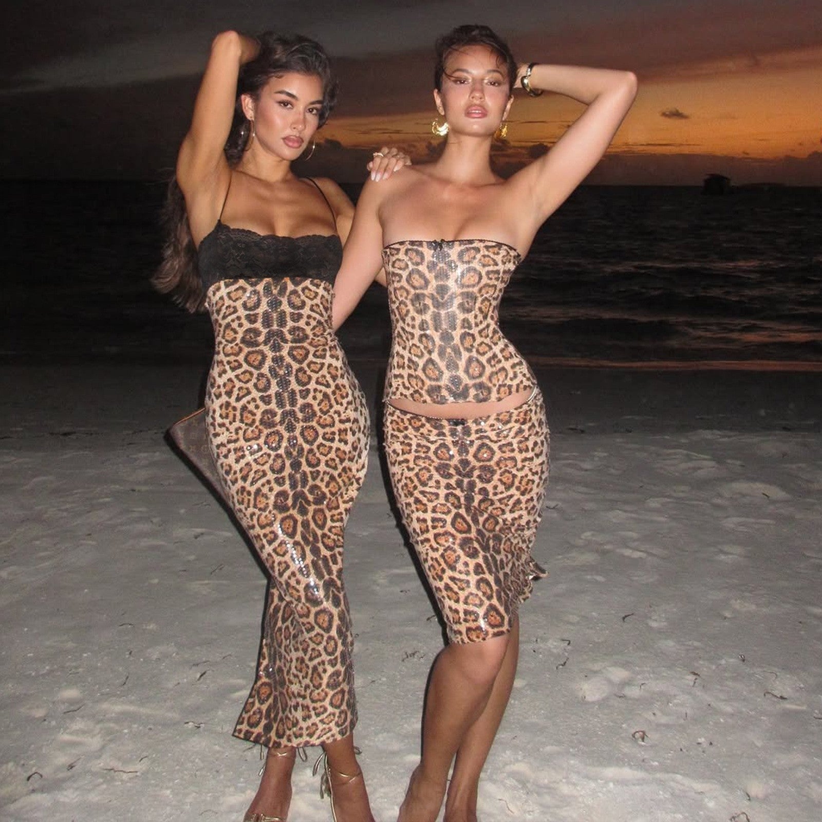 Leopard Print Bodycon Dress