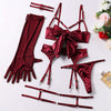 Bowknot garter temptation suit