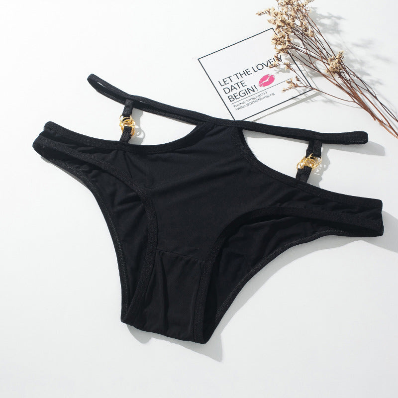 Sexy Thin Strap Hollow Hip-Lifting Briefs