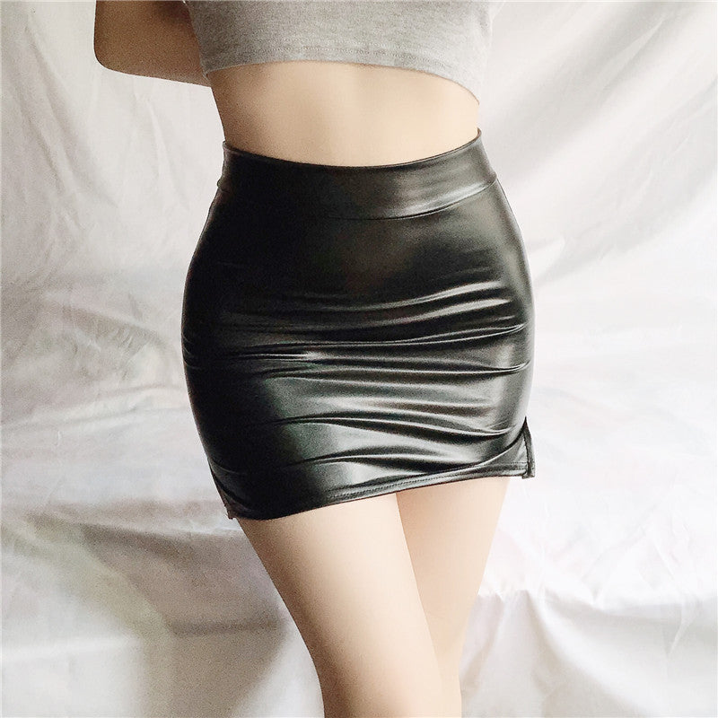 pu skirt