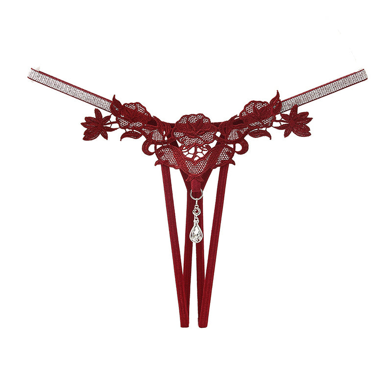Shiny rhinestone seductive sexy panties