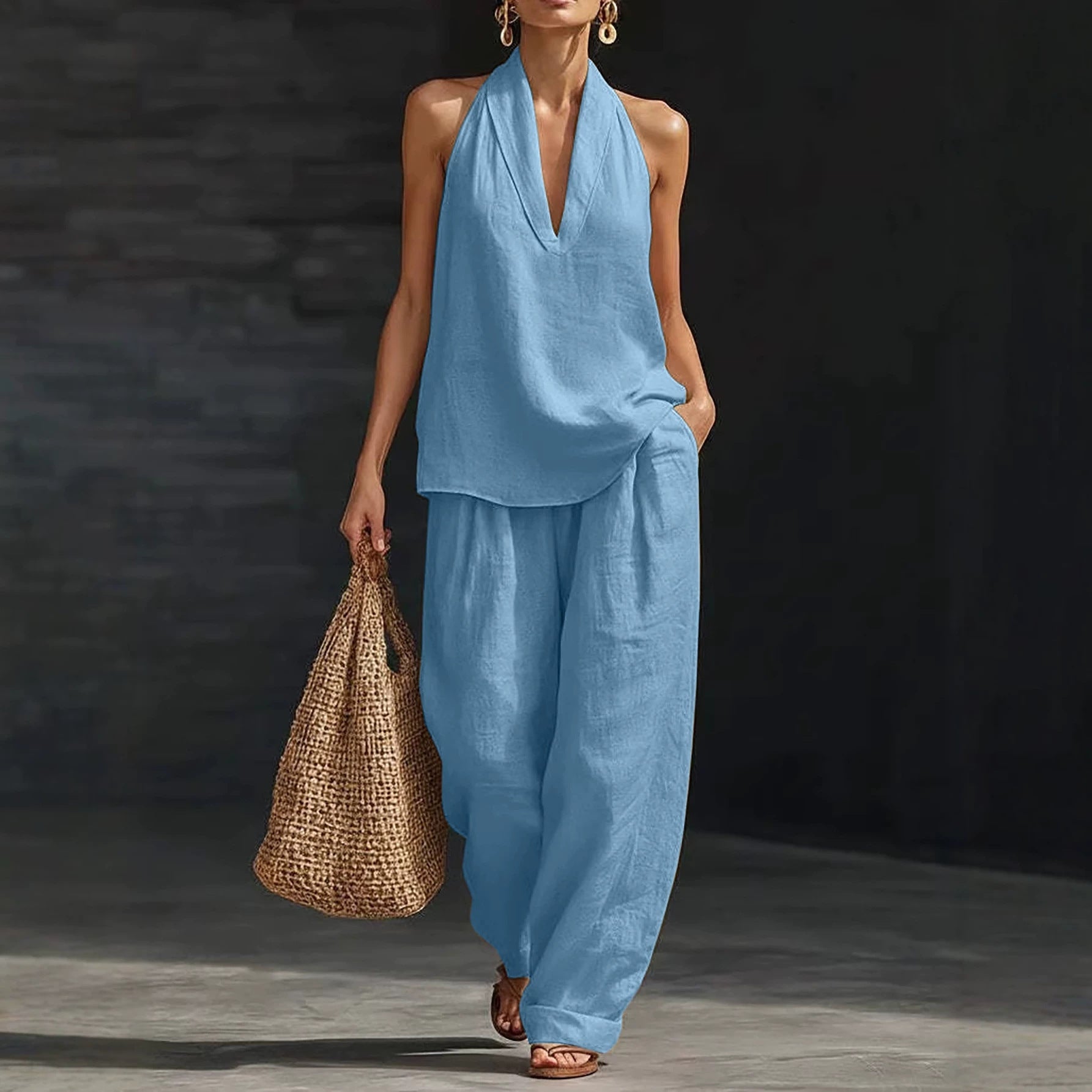 Luna™ Effortless Linen Two Piece Set