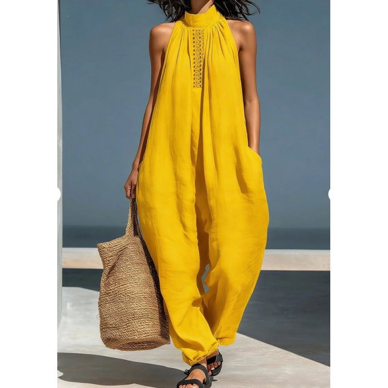 LunaFlow™ Relaxed Wide-Leg Jumpsuit