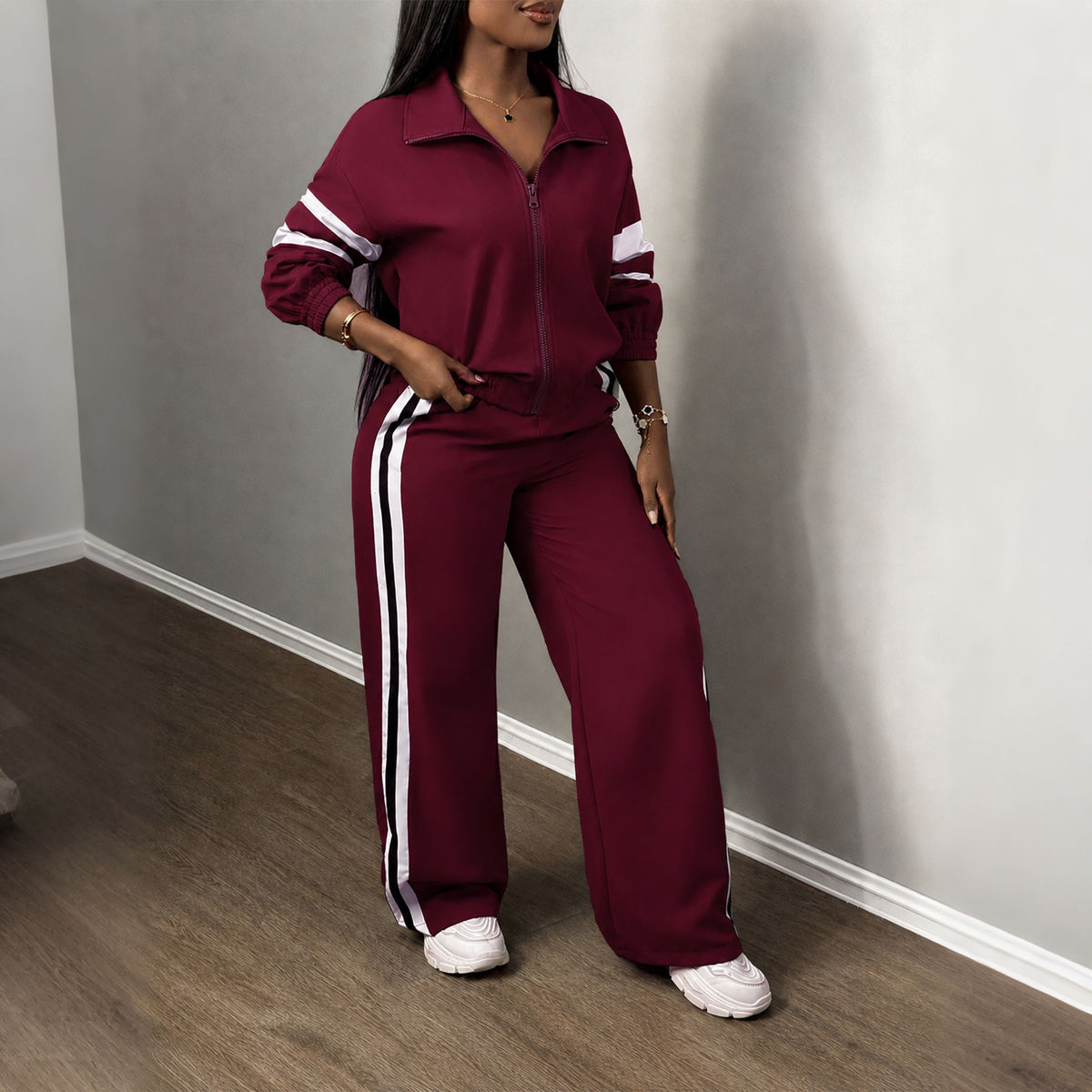 Camila Contrast Stripe Set