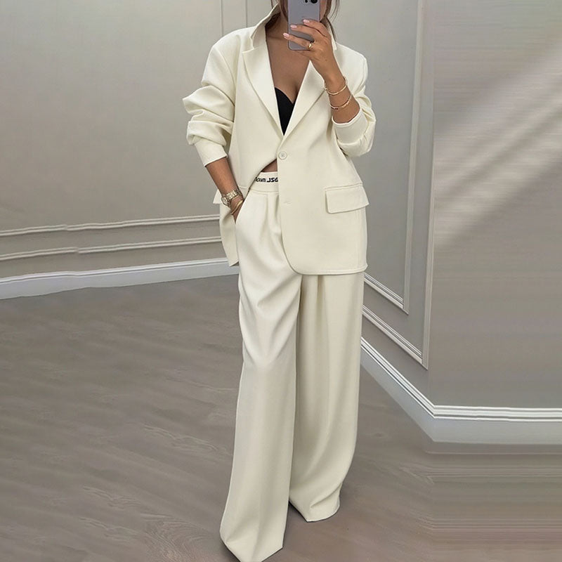 Avery Elegant Blazer Two Piece Set