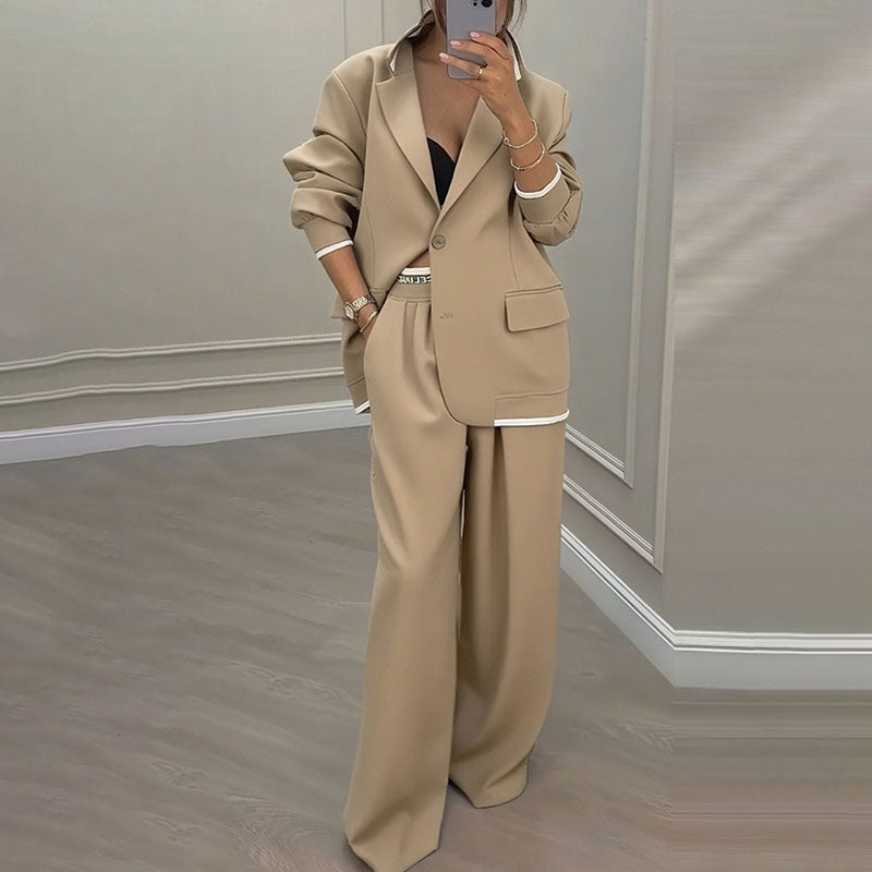 Avery Elegant Blazer Two Piece Set