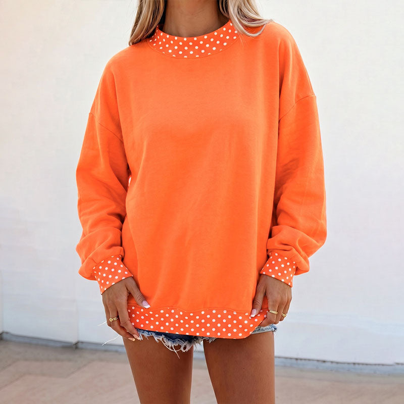 Luna Polka Dot Oversized Sweatshirt