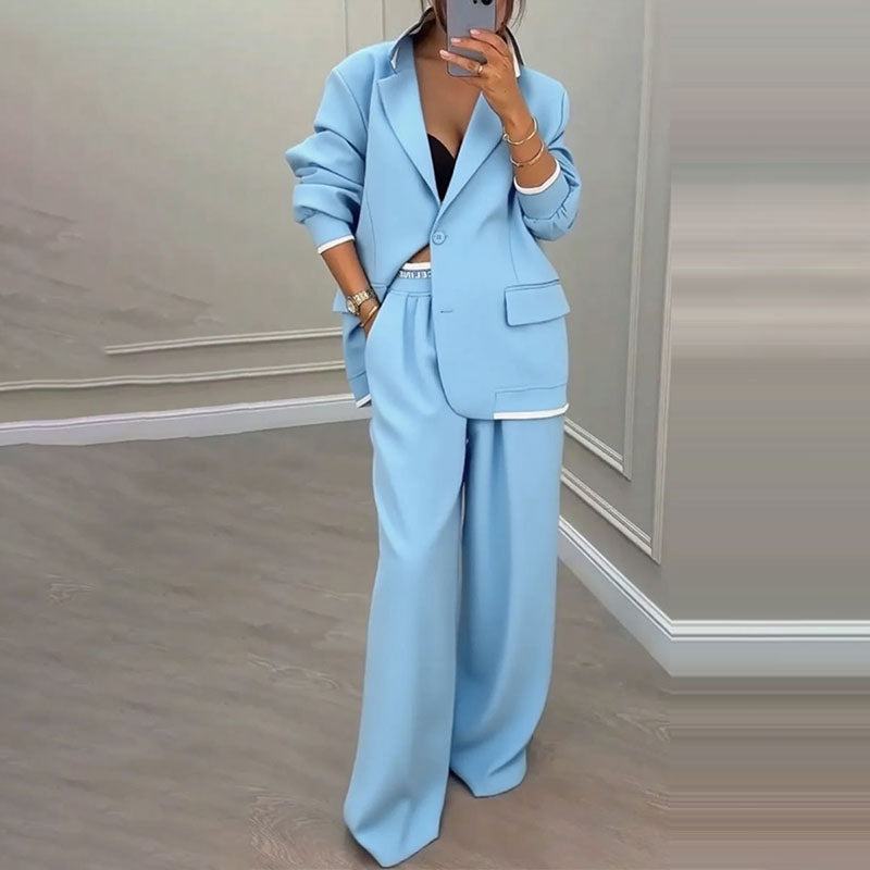 Avery Elegant Blazer Two Piece Set