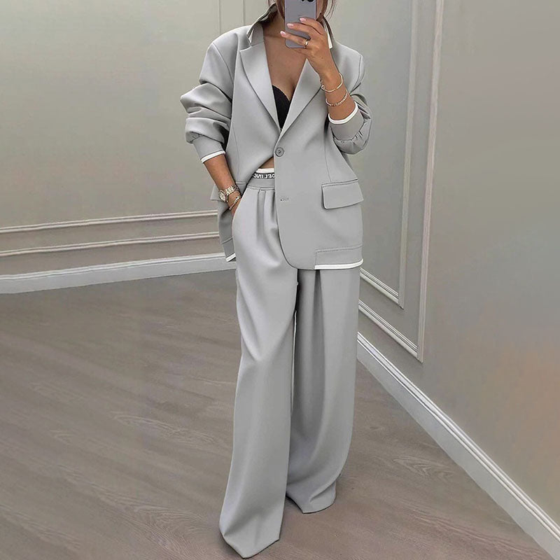 Avery Elegant Blazer Two Piece Set