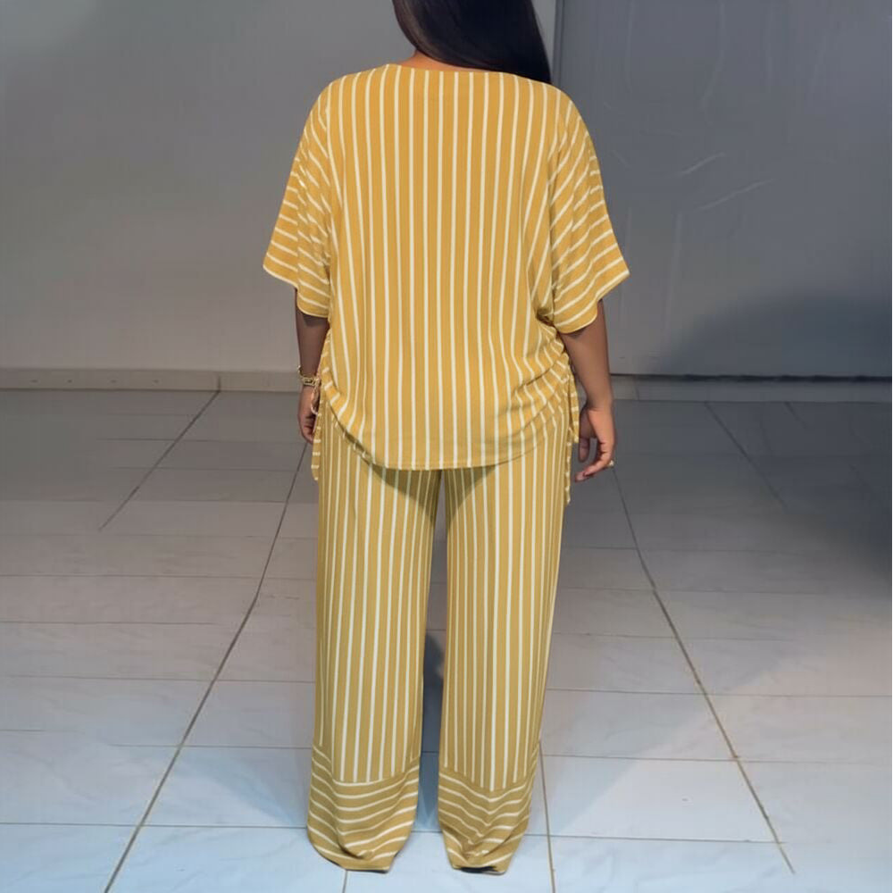 Luna Stripe Lounge Set