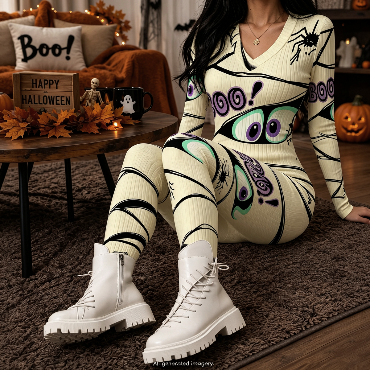 Luna Boo Mummy Halloween Set