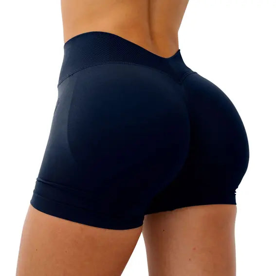 V-Back Ruched Shorts
