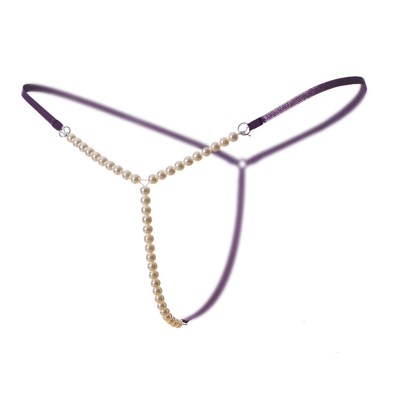Pearl string thong