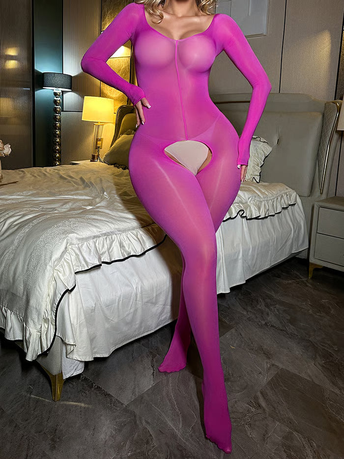HG Sexy Open-Crotch Stockings