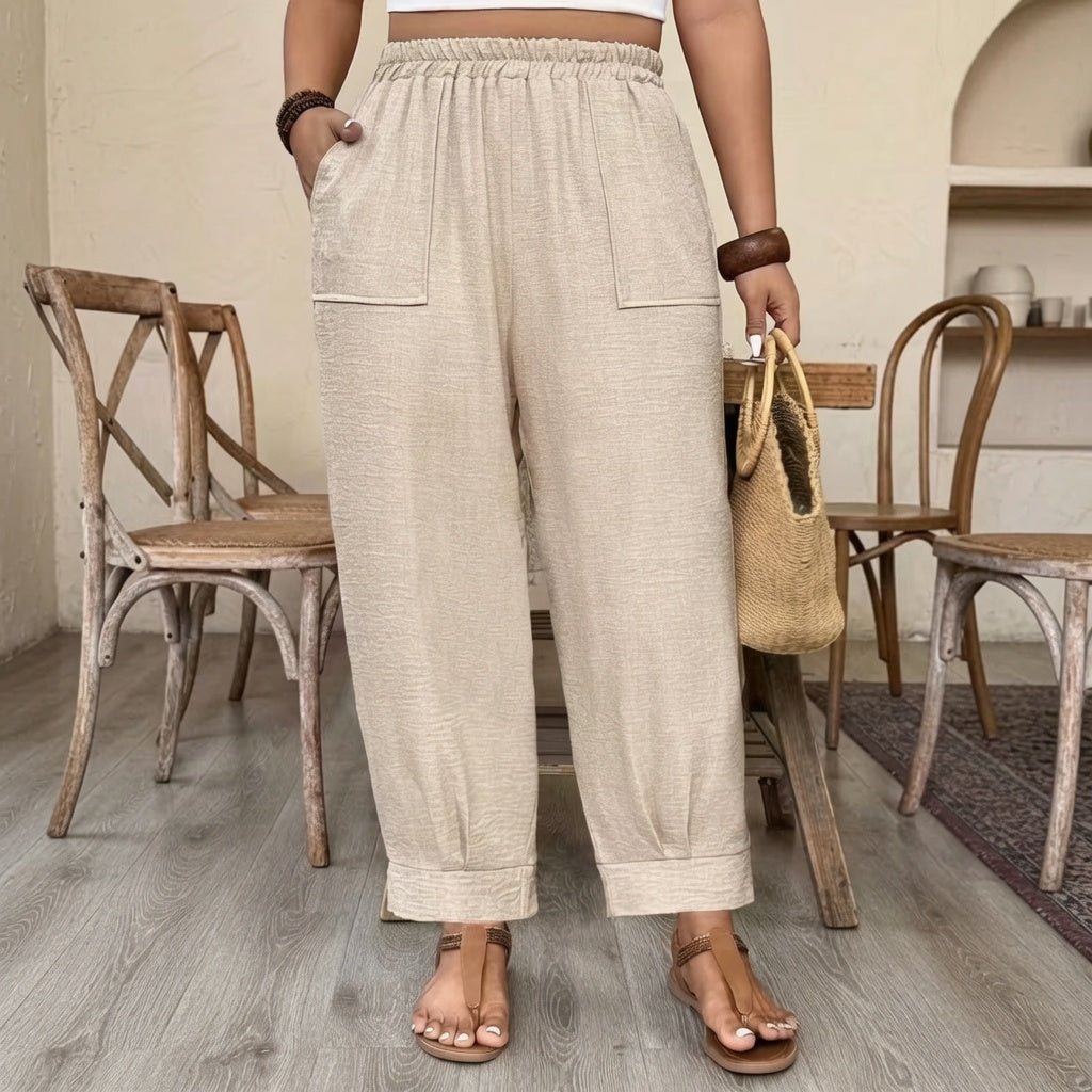Mila Relaxed Linen Wide Leg Pants