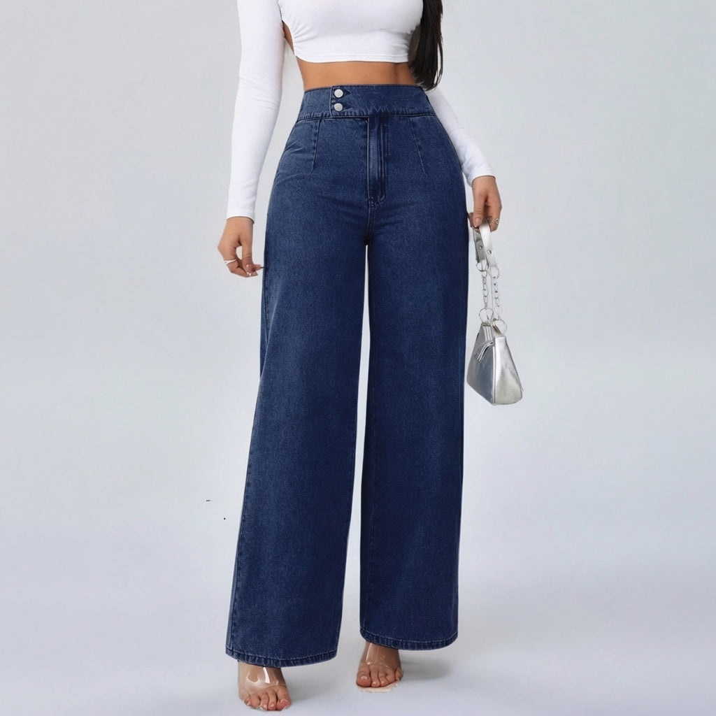 Luna Flow High Waist Wide Leg Jeans ⭐