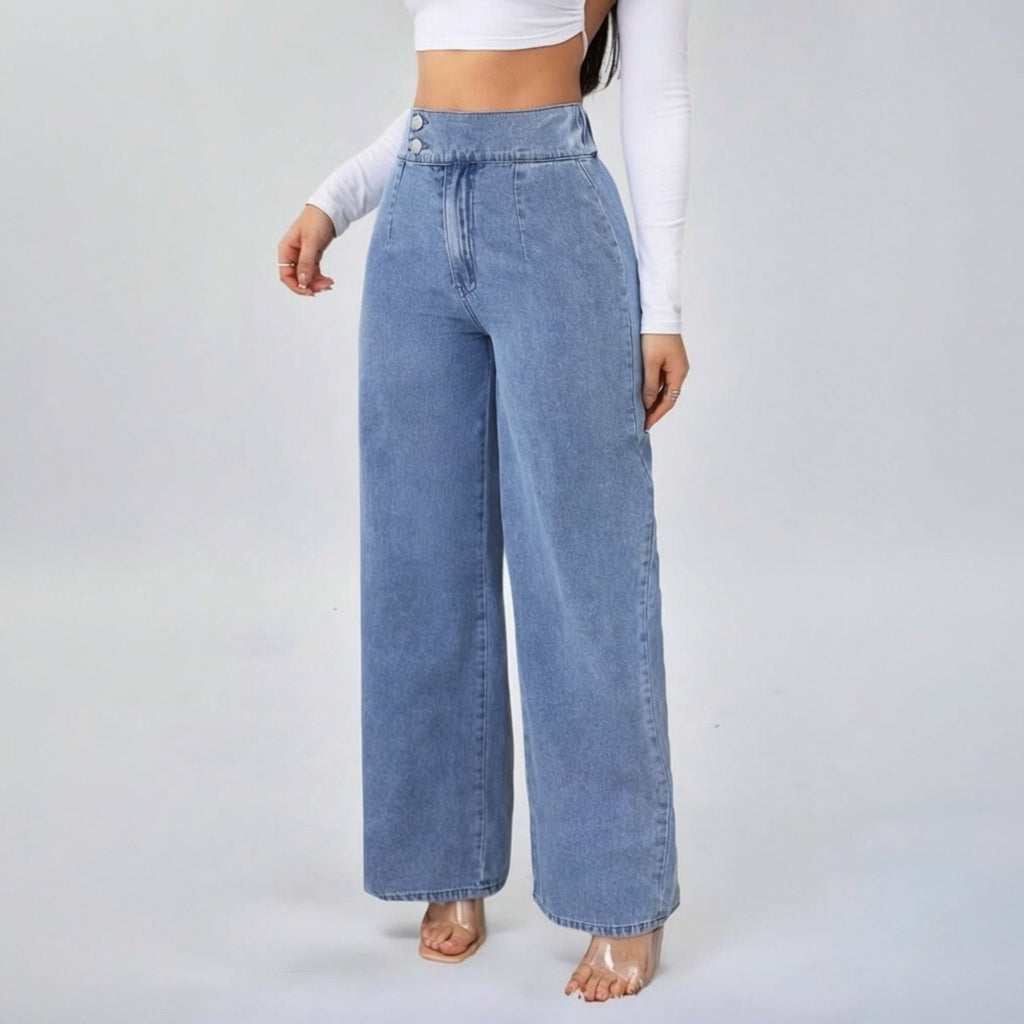 Luna Flow High Waist Wide Leg Jeans ⭐