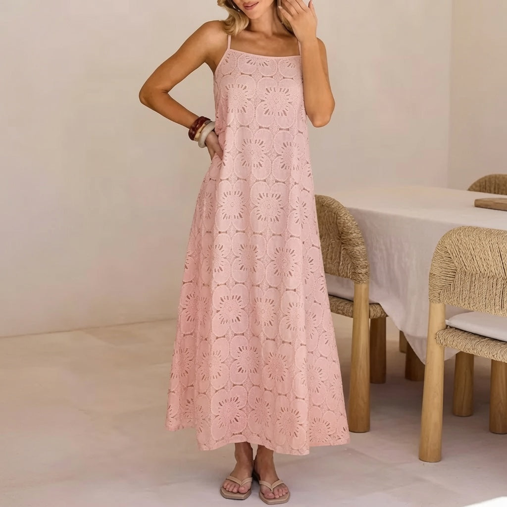 LunaFlow™ Boho Maxi Dress
