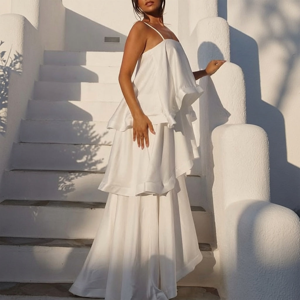 LunaMuse™ Ruffle Tiered Maxi Dress