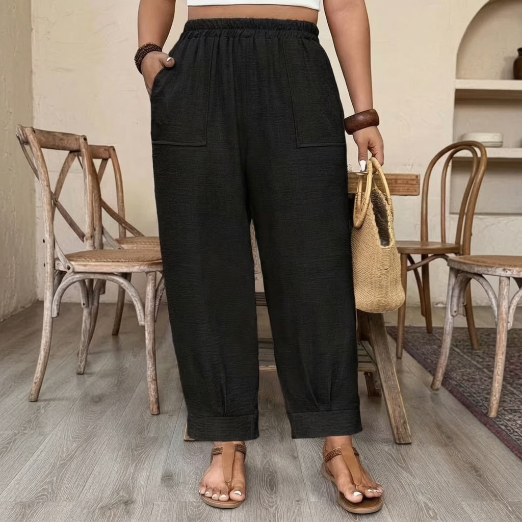 Mila Relaxed Linen Wide Leg Pants