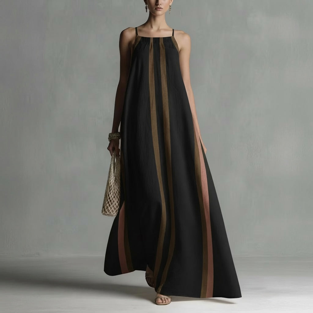 LunaMuse™ Elegant Satin Maxi Dress