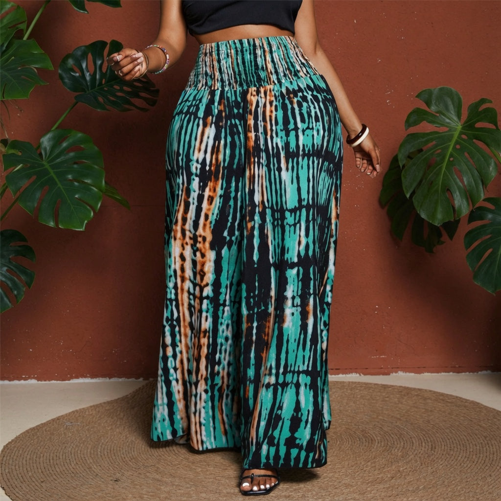 LunaMuse™ High Waist Boho Pants