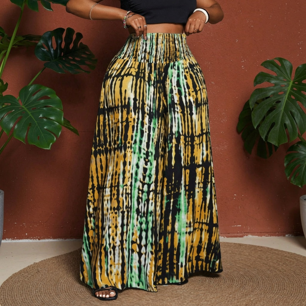 LunaMuse™ High Waist Boho Pants