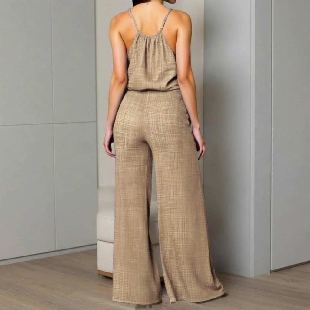 Luna Ease™ Wide Leg Jumpsuit