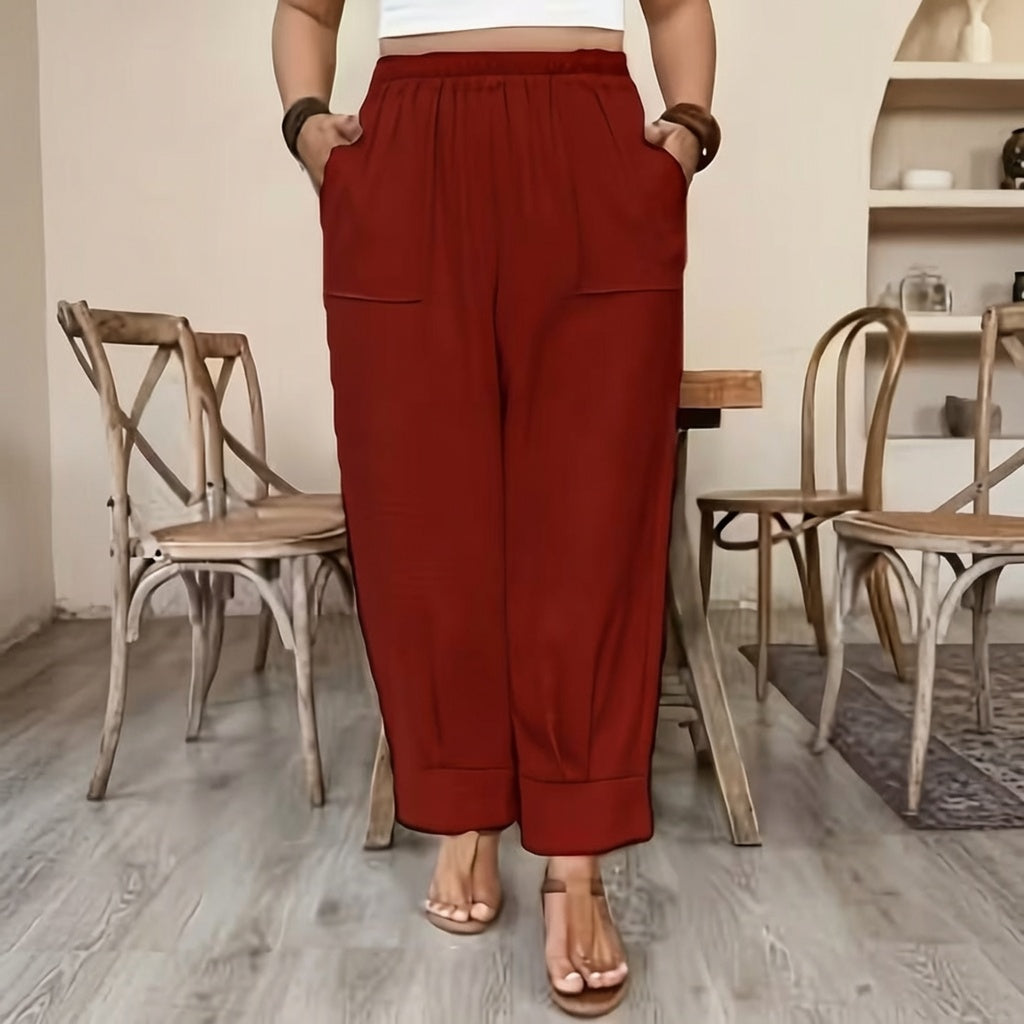 Mila Relaxed Linen Wide Leg Pants